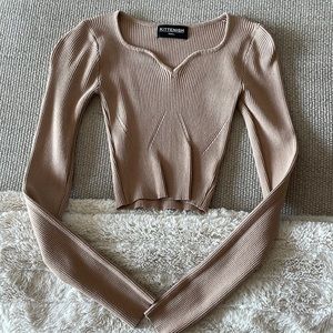 Kittenish tan top